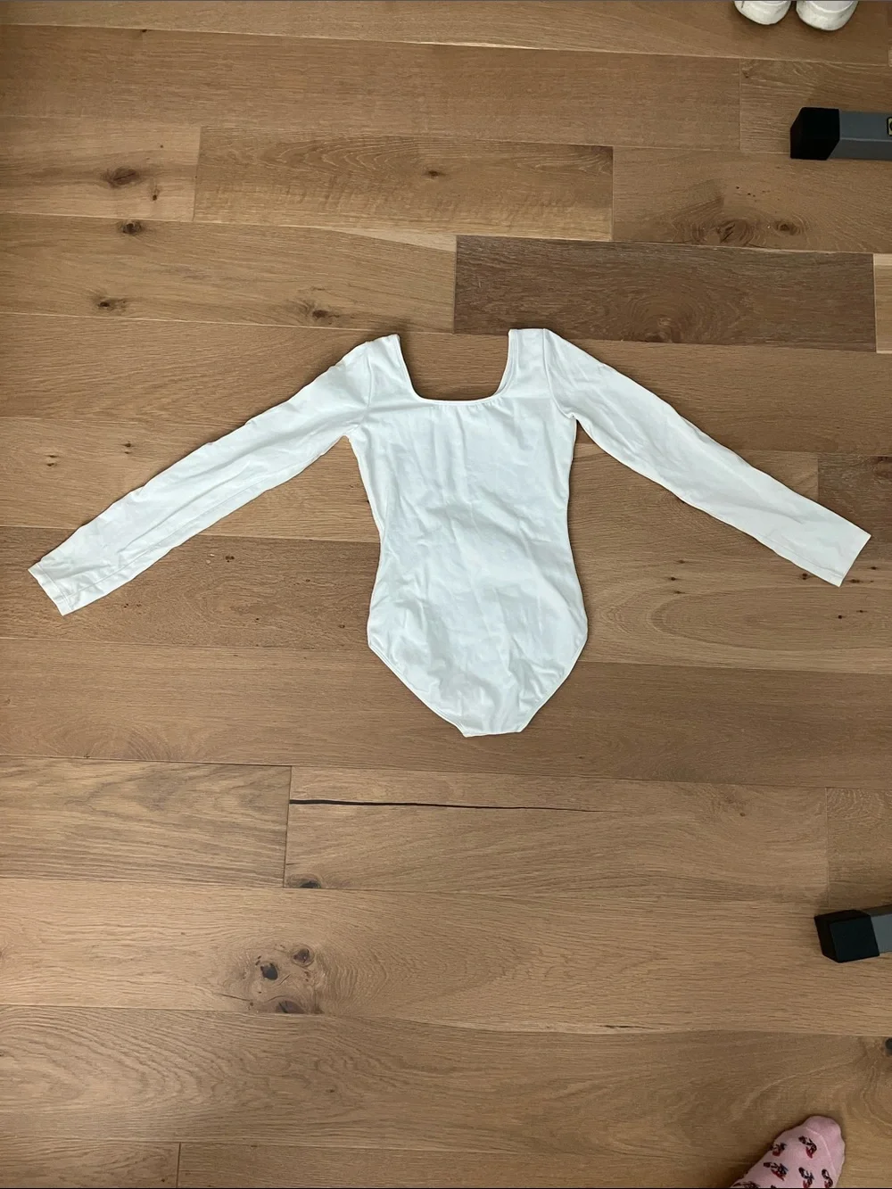 Girls' White Bloch Leotard